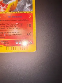 2003 Pokemon Skyridge Moltres Holo Rare #H20 - Image 5