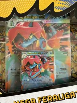 Pokemon TCG Mega Evolution Ascended Heroes - Mega Feraligatr ex Box - Brand New - Image 2