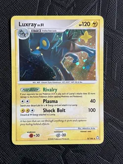 Pokemon TCG Luxray 8/146 Legends Awakened Holo Rare (English) - NM - Image 3