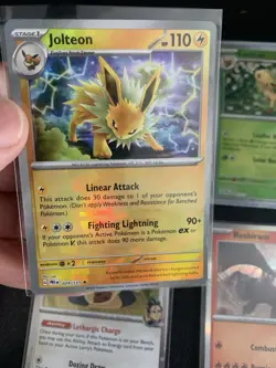 Lot of 10 English Pokemon TCG Leafeon Pokeball Jolteon Pokeball Gengar Stamp - Image 2