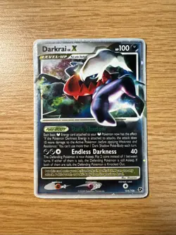 Pokemon TCG Darkrai LV.X DP19 Diamond & Pearl Holo - Image 1