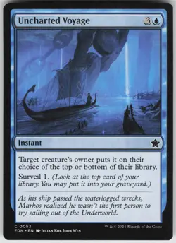MTG Uncharted Voyage 53 Foundations C Normal NM - Image 1