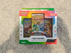 🔥Pokemon First Partner Illustration Collection Series 1 Box Promos & Sticker 📈 - Image 1