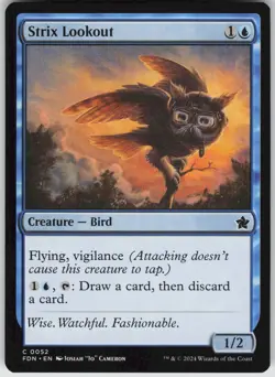 MTG Strix Lookout 52 Foundations C Normal NM - Image 1