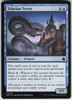 MTG Tolarian Terror 167 Foundations C Normal NM - Image 1