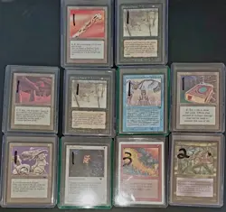 Old School Vintage Magic the Gathering Card Lot of 40 Cards MTG MP Rares - Image 1