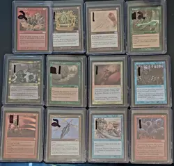 Old School Vintage Magic the Gathering Card Lot of 40 Cards MTG MP Rares - Image 3
