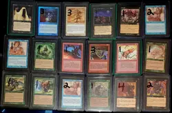 Old School Vintage Magic the Gathering Card Lot of 40 Cards MTG MP Rares - Image 5