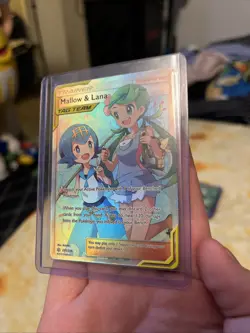 Mallow and Lana Tag Team 231/236 Pokemon TCG Cosmic Eclipse Full Art Holo NM - Image 1