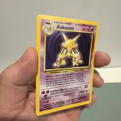 1999 Pokemon Base Set Alakazam 1/102 Holo Rare Unlimited - LP/NM Vintage WOTC - Image 5