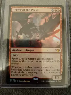 Terror of the Peaks OTJ-149 - Mythic - Magic: The Gathering MTG NM - Image 1