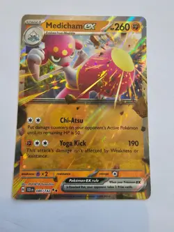Medicham EX 080/142 S&V Stellar Crown Holo Double Rare Pokemon Card - Image 1