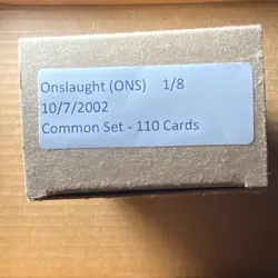 Magic The Gathering MTG - ONSLAUGHT ONS 2002 COMPLETE COMMON SET - 110 Cards NM - Image 1