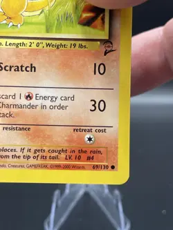 (LP) Charmander 69/130 Base Set 2 Pokemon TCG Card 330a-56 - Image 5