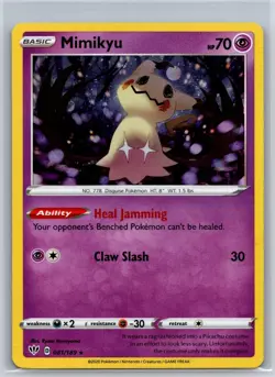 Mimikyu 081/189 Promo Miscellaneous Cards & Products Pokemon Cosmo Holo - Image 1