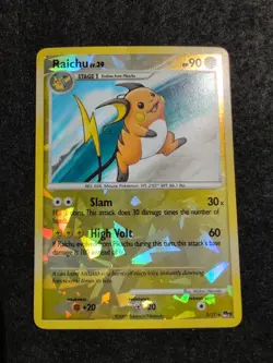 Raichu - 3/17 - Pokemon Pop Series 9 Holo Card - Image 1