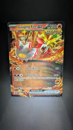 Gouging Fire Ex 144 Promo Rare Card Pokemon Promo Near Mint Condition - Image 1