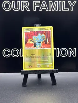 Shinx 98/130 Diamond & Pearl Reverse Holo Pokemon Card LP - Image 1
