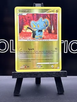 Shinx 98/130 Diamond & Pearl Reverse Holo Pokemon Card LP - Image 2
