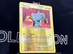 Shinx 98/130 Diamond & Pearl Reverse Holo Pokemon Card LP - Image 4