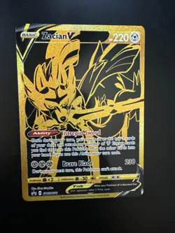 Zacian V SWSH076 SWSH: Sword & Shield Promo Cards Holo - Image 1
