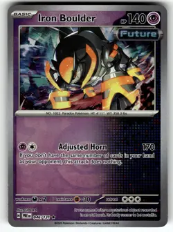 Iron Boulder 071/142 SV07: Stellar Crown NM Pokemon Card TCG - Image 1