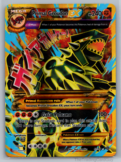Primal Groudon EX #97/98 XY Ancient Origins Pokemon Card LP 002 - Image 1