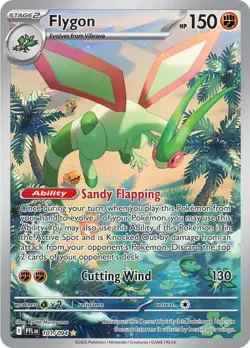 Flygon 101/091 IR Phantasmal Flames Illustration Rare Pokemon Card NM/M - Image 1