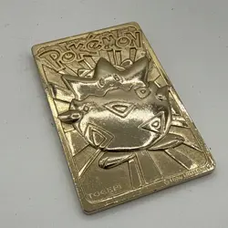 Pokemon Gold Plated Togepi Card 1999 Burger King Limited Edition Vintage - Image 4