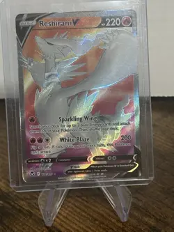 Reshiram V 172/195 Silver Tempest Full Art Pokemon Card - Image 1