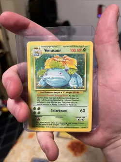Pokemon TCG - Venusaur - 15/102 - Unlimited Base Set - Heavy Play Holo Rare 1999 - Image 1