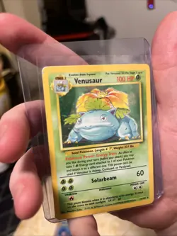 Pokemon TCG - Venusaur - 15/102 - Unlimited Base Set - Heavy Play Holo Rare 1999 - Image 2