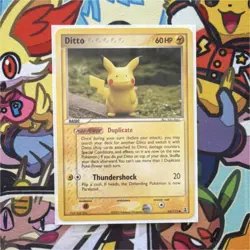 Pokemon Ditto (Pikachu) EX Delta Species 63 /113 Duplicate Card - Image 1