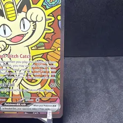 Pokemon Meowth EX Full Art Foil Card 121/088 Perfect Order - Image 2