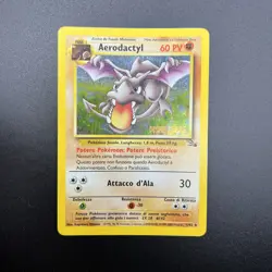 Pokemon Card Aerodactyl Holo Prerelase 1/62 Fossil ITA italiano Excellent EXC - Image 1