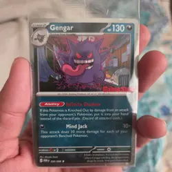 Pokemon Gengar Promo Holo Card GameStop Great Centering - Image 1