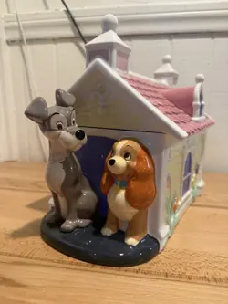 RARE Disney Auctions Lady & the Tramp Exclusive Limited Edition /350 Cookie Jar - Image 2