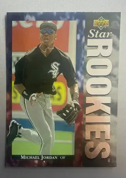 Michael Jordan 1994 Upper Deck Star Rookies RC #19 Chicago White Sox NM - Rookie - Image 1