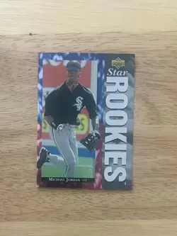 Michael Jordan 1994 Upper Deck Star Rookies RC #19 Chicago White Sox NM - Rookie - Image 5