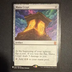 Wizards of the Coast Mana Crypt mystery booster Mythic Artifact 225/249 2016 Eng - Image 1