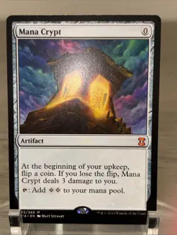 Magic The Gathering Mana Crypt - Eternal Masters Mythic Artifact Regular NM MTG - Image 2