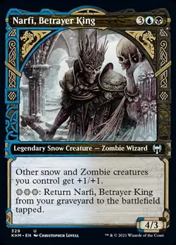 Narfi, Betrayer King (Showcase) [Kaldheim] Magic MTG - Image 1
