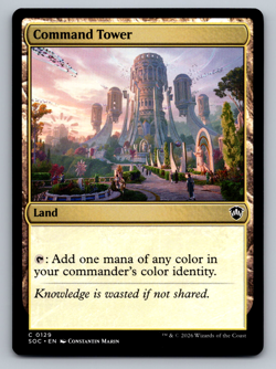 Command Tower C 0129 Secrets of Strixhaven Regular - Image 1