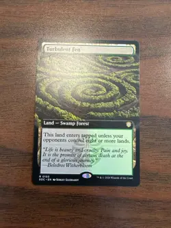 Turbulent Fen Commander: Secrets of Strixhaven Extended Art Rare - Image 1