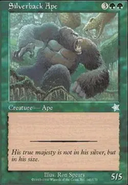 1x Silverback Ape Heavy Play MTG Magic - Kid Icarus - - Image 1
