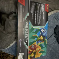 Pokemon Masks of Ogerpon Premium Collection Box New Sealed ERROR Flipped Promo - Image 2