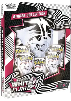 Pokemon TCG: Scarlet & Violet 10.5 White Flare Binder Collection Box SEALED NEW - Image 1