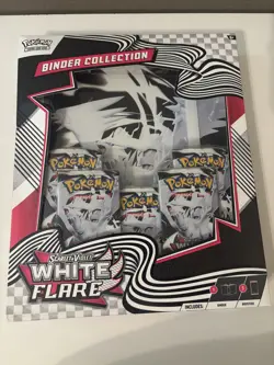 Pokemon TCG: Scarlet & Violet 10.5 White Flare Binder Collection Box SEALED NEW - Image 3