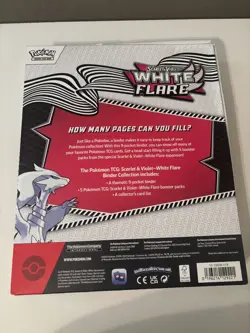 Pokemon TCG: Scarlet & Violet 10.5 White Flare Binder Collection Box SEALED NEW - Image 4