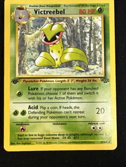 1999 Pokemon 1st Edition Victreebel 30/64 Jungle Regular - Image 1